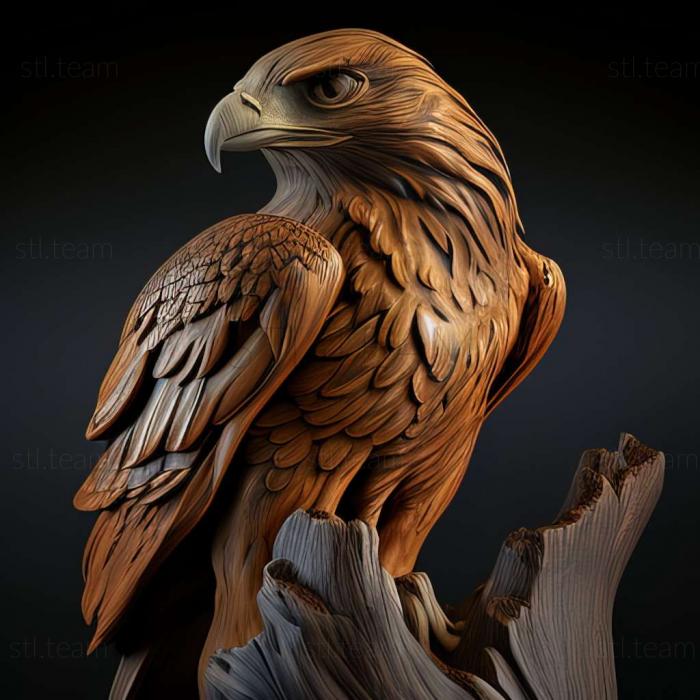 3D model buzzard (STL)